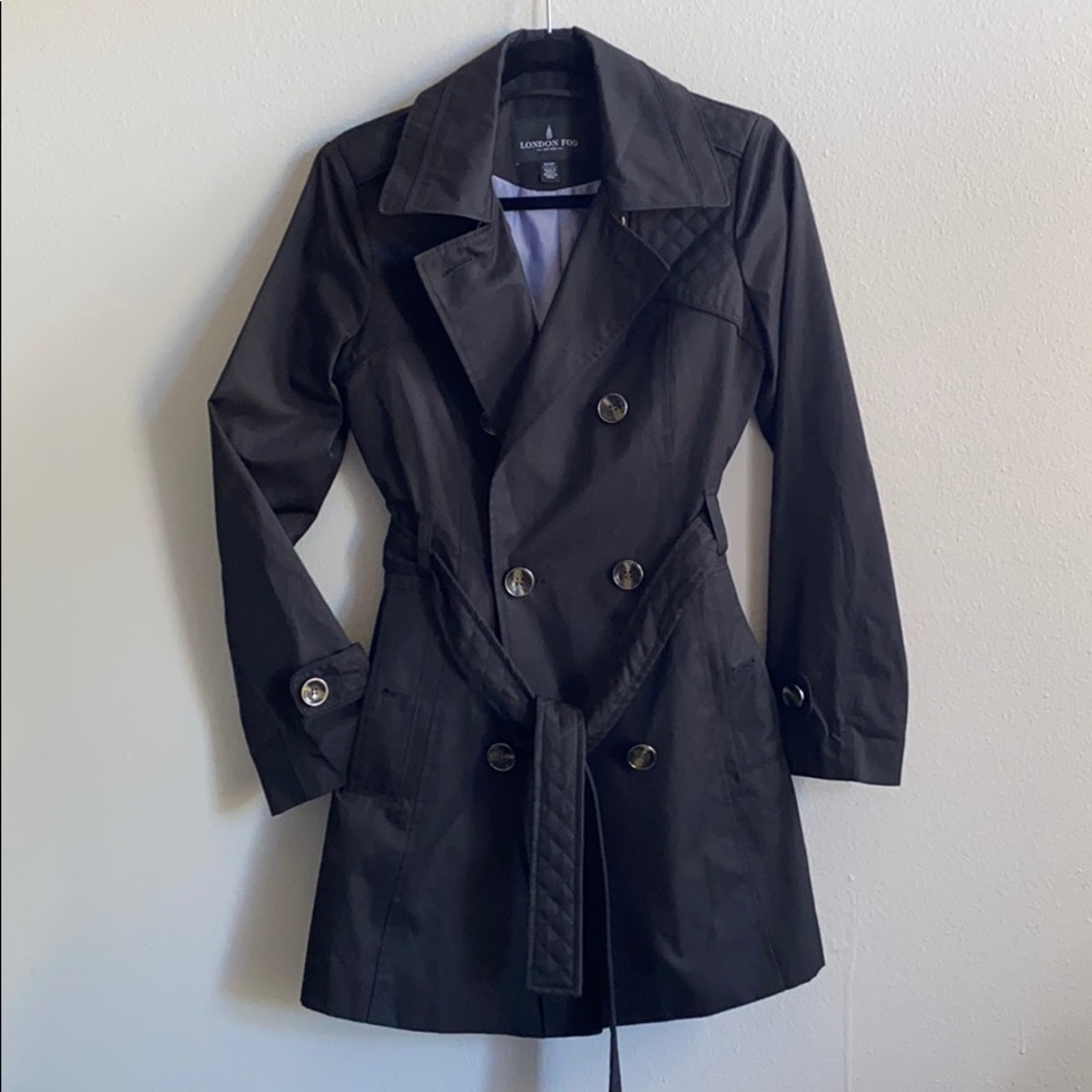 London Fog Belted Trench Coat